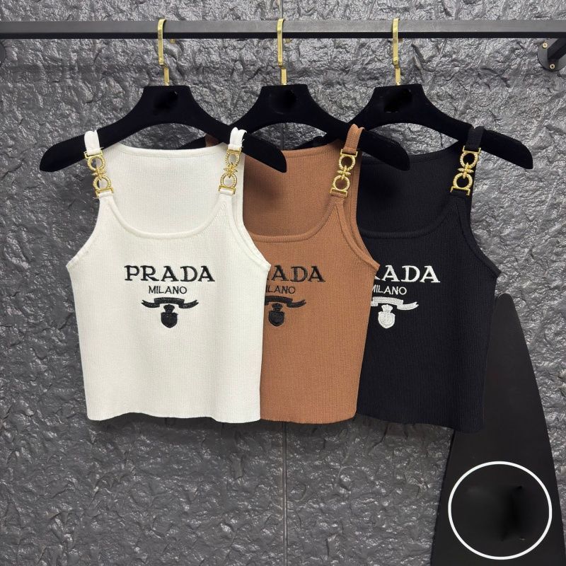 『S-L』夏物レター刺繍入りスリムフィットノースリーブラウンドネックトップス、おしゃれなニットベスト