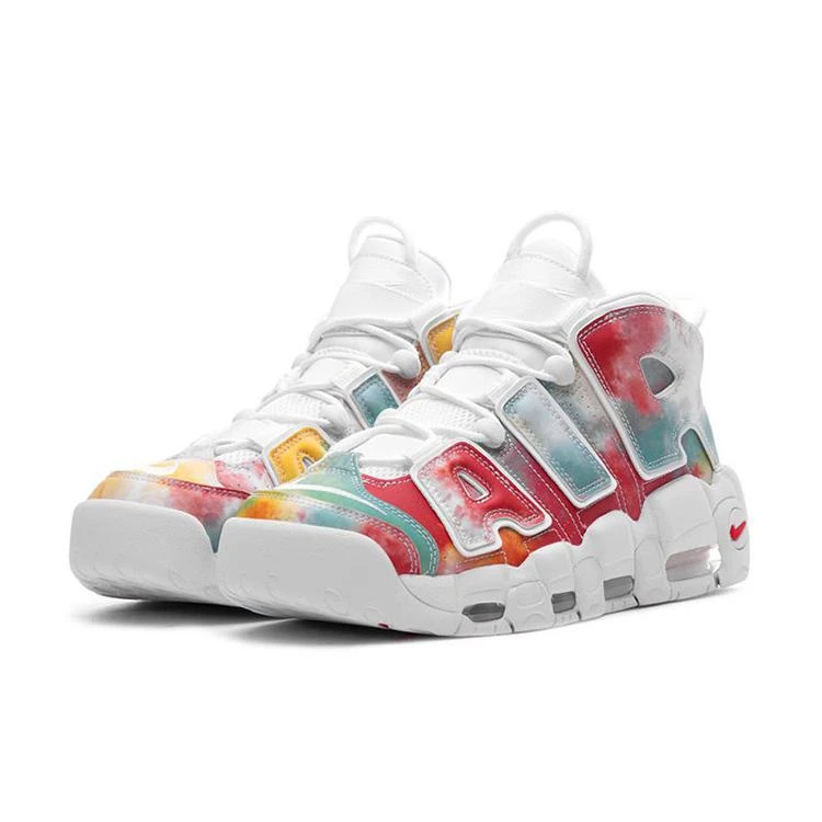 NIKE ナイキ AIR MORE UPTEMPO 96  INTERNATIONAL UK QS エアモアアップテンポ96  インターナショナル  イギリス メンズ スニーカー AMARILLO/WHITE/SPEED RED/NEPTUNE GREEN アマリロ/ホワイト/スピードレッド/ネプチューングリーン【海外限定 日本未入荷】