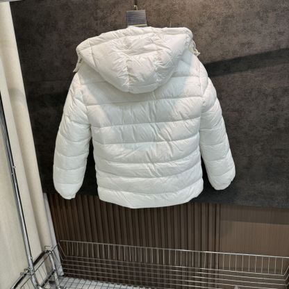 文字付きのファッショナブルな新しい冬用コットンフード付きジャケット、ファッショナブルで暖かくて光沢がある
