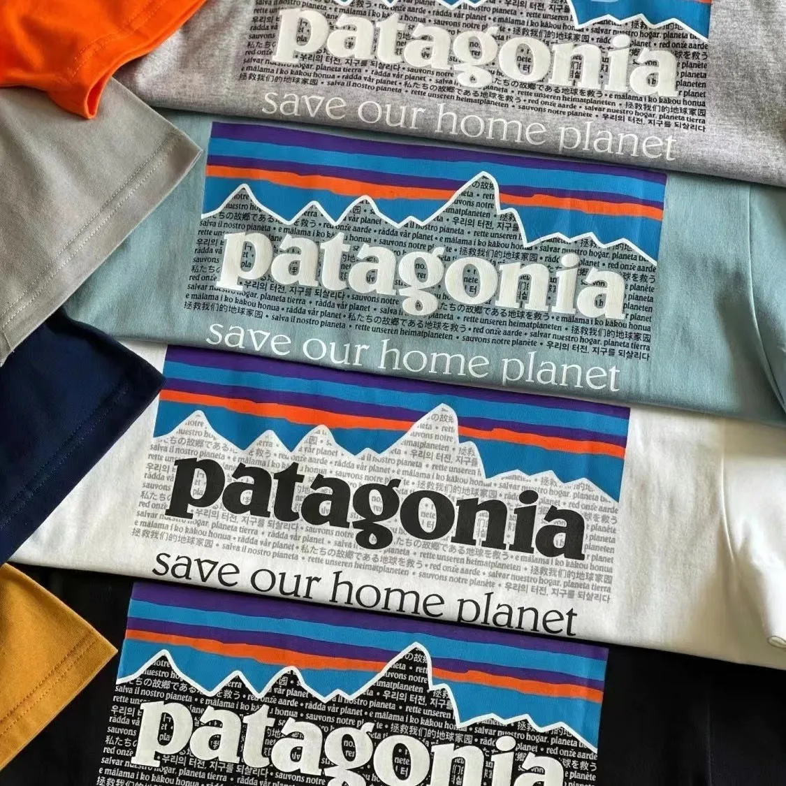 質感のいい シンプル 日常 ラウンドネック プリント アルファベット 多色選べる 合わせやすい Ｔシャツ
