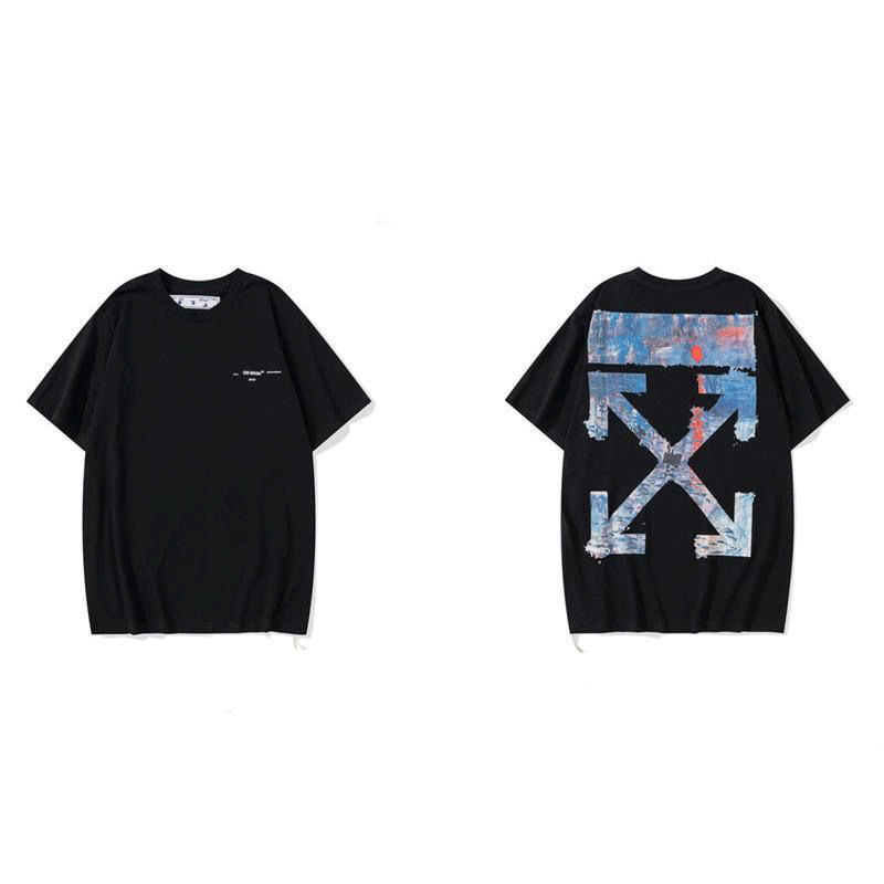 合わせやすい 人気上昇中 夏 プリント ゆったり オーバーサイズ ラウンドネック 配色 トップス Ｔシャツ