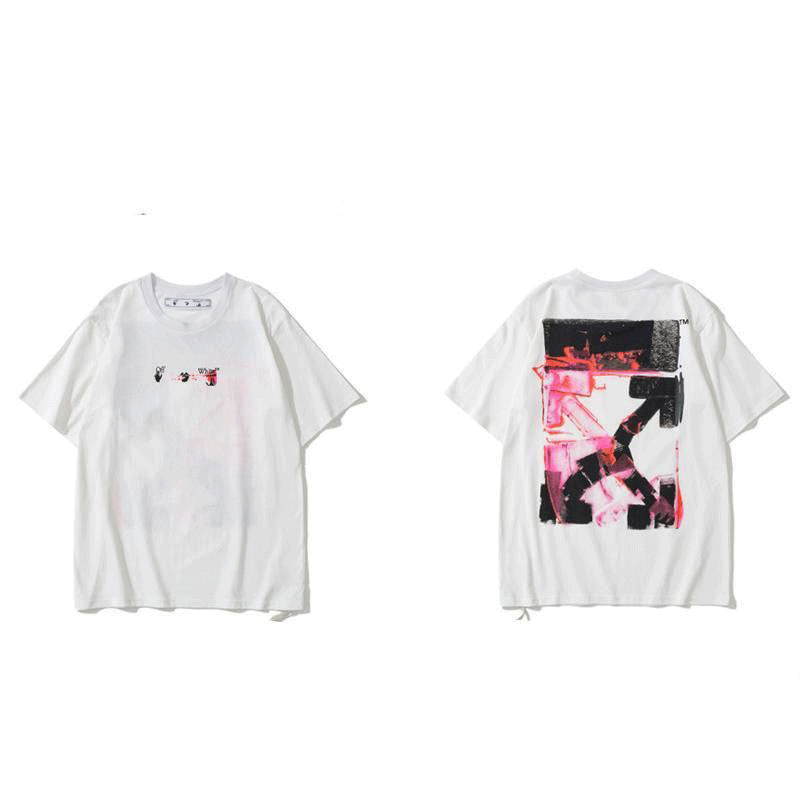 合わせやすい 人気上昇中 夏 プリント ゆったり オーバーサイズ ラウンドネック 配色 トップス Ｔシャツ