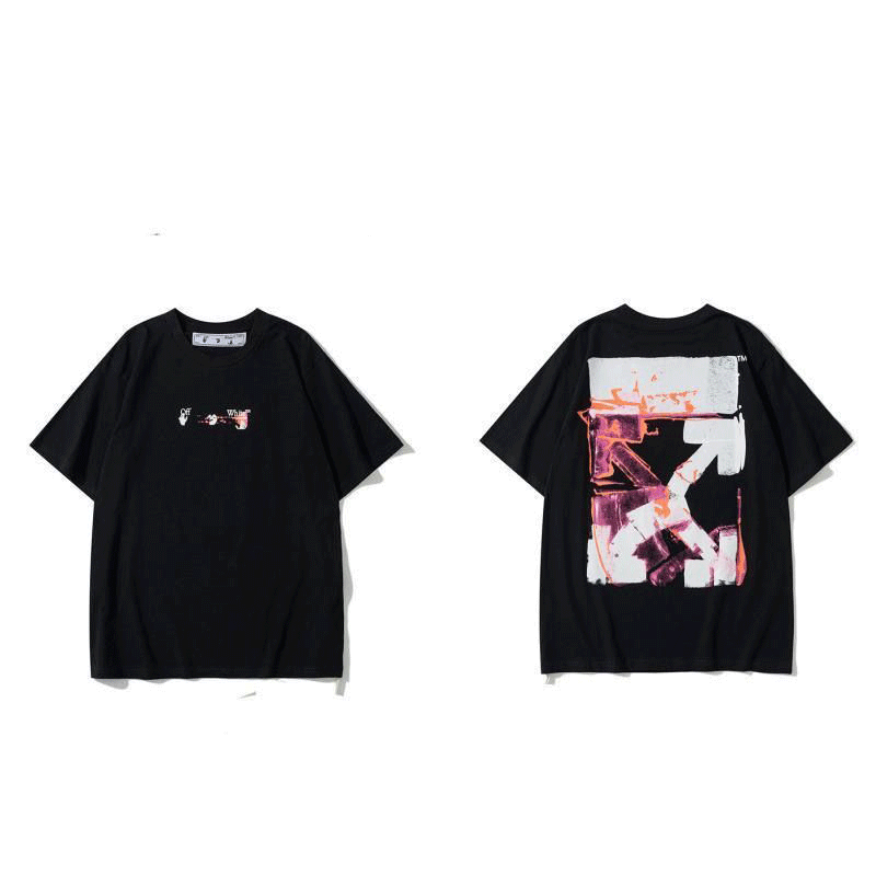合わせやすい 人気上昇中 夏 プリント ゆったり オーバーサイズ ラウンドネック 配色 トップス Ｔシャツ