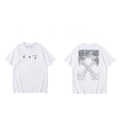 合わせやすい 人気上昇中 夏 プリント ゆったり オーバーサイズ ラウンドネック 配色 トップス Ｔシャツ