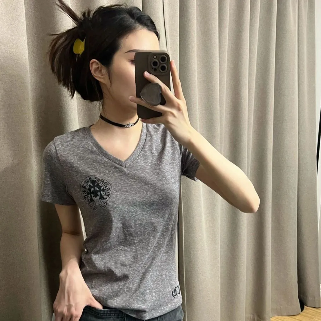 好感度100％ 気質満点 取り入れたい 着心地良い 夏 瘦せる プリント 日常 Tシャツ