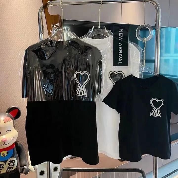 【親子ペア】絶対流行 シンプル 合わせやすい 着心地良い 人気 半袖 Tシャツ
