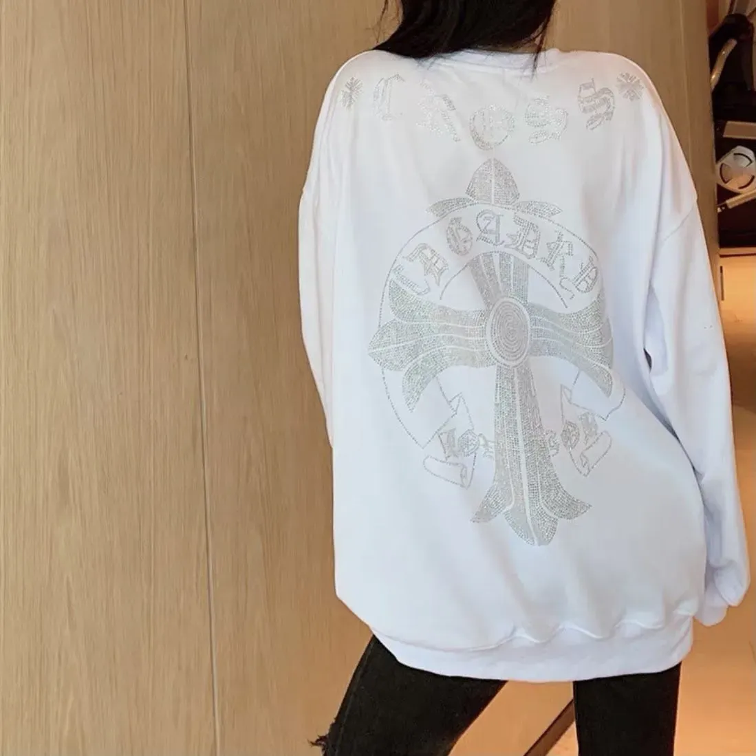 元気いっぱい 絶対欲しい 新作 オーバーサイズ アルファベット ゆったり 長袖 Ｔシャツ