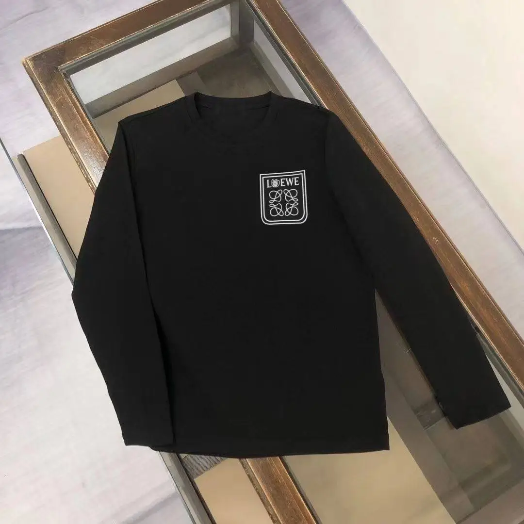 合わせやすい 質感のいい 好感度100％ 日常 カジュアル 超ファッション 大人気 ラウンドネック 長袖 Ｔシャツ