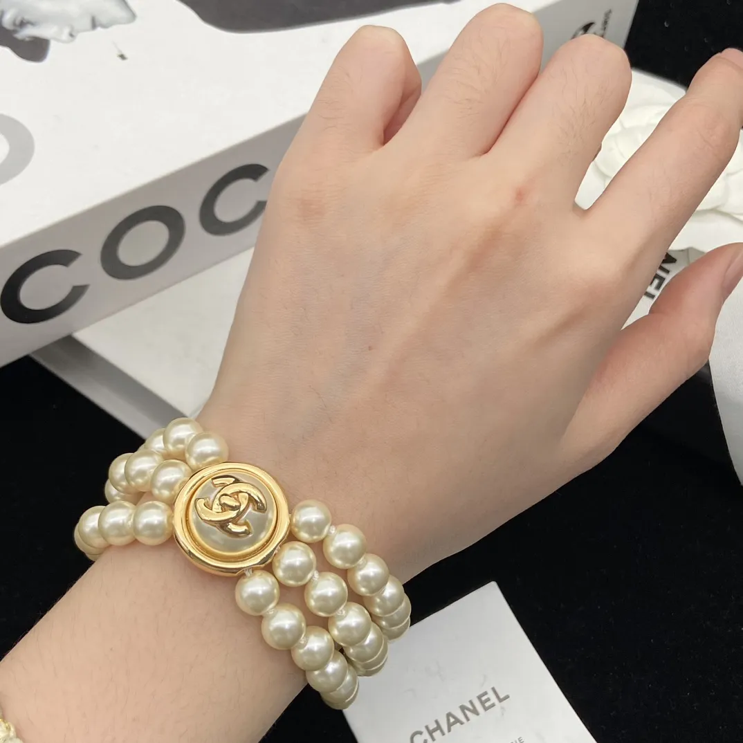 【Chanel】気質満点 高品質 クラシック エレガント 華やか ブレスレット