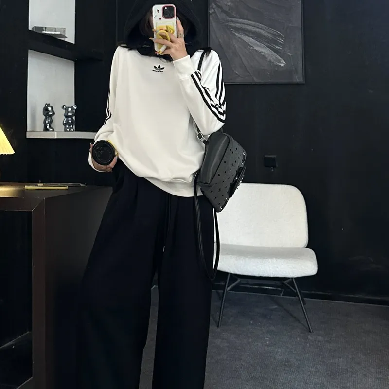 『S-3XL』元気いっぱい 好感度UP スタイリッシュ トレンド クラシック トレーナー