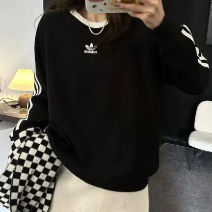 『S-3XL』元気いっぱい 好感度UP スタイリッシュ トレンド クラシック トレーナー