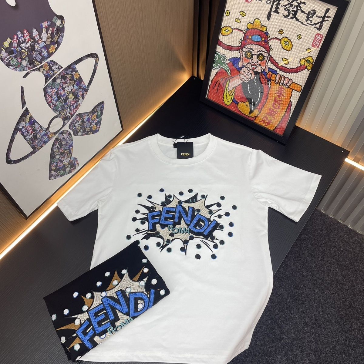 『S-2XL』刺繍入りのトレンディなクルーネック半袖トップス、カジュアルなゆったりフィット、レタープリント、メンズ半袖Tシャツ