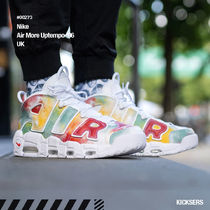 NIKE ナイキ AIR MORE UPTEMPO 96  INTERNATIONAL UK QS エアモアアップテンポ96  インターナショナル  イギリス メンズ スニーカー AMARILLO/WHITE/SPEED RED/NEPTUNE GREEN アマリロ/ホワイト/スピードレッド/ネプチューングリーン【海外限定 日本未入荷】