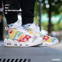 NIKE ナイキ AIR MORE UPTEMPO 96  INTERNATIONAL UK QS エアモアアップテンポ96  インターナショナル  イギリス メンズ スニーカー AMARILLO/WHITE/SPEED RED/NEPTUNE GREEN アマリロ/ホワイト/スピードレッド/ネプチューングリーン【海外限定 日本未入荷】