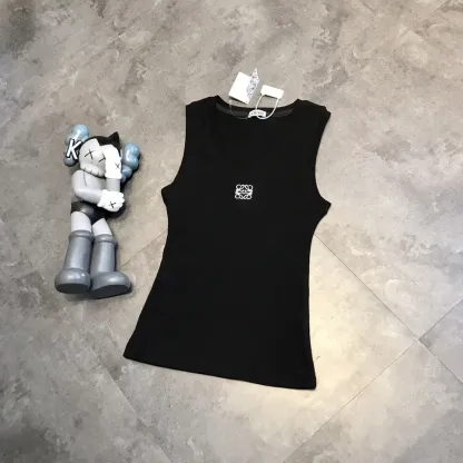 『M-XL』人気上昇中 手触り良く カジュアル ノースリーブ Uネック トップス