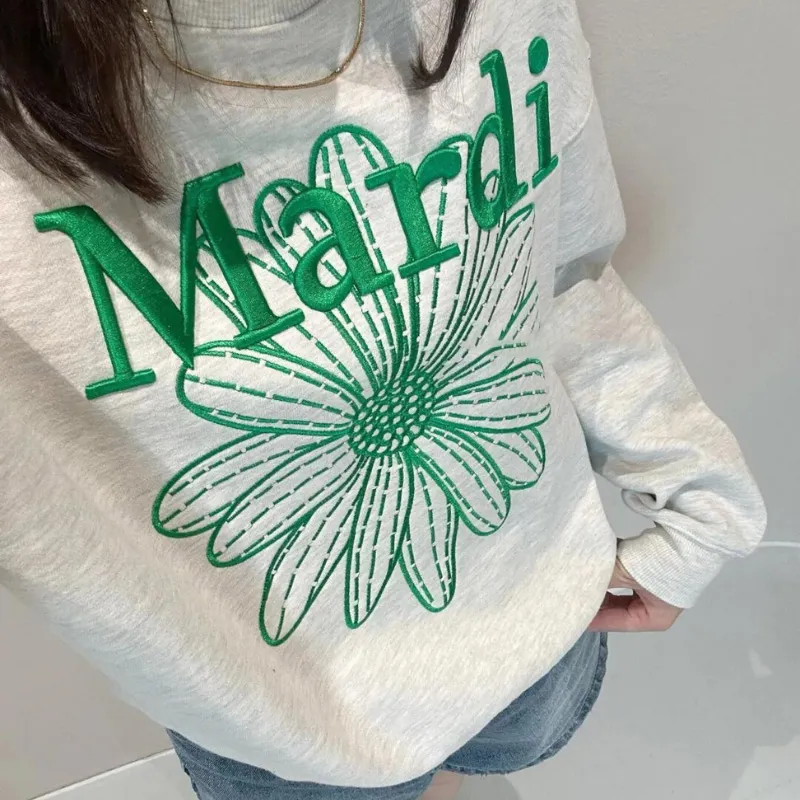 『S-3XL』人気爆発中 優しい雰囲気 着回し最強 スウィート おしゃれ 刺繍 パーカー