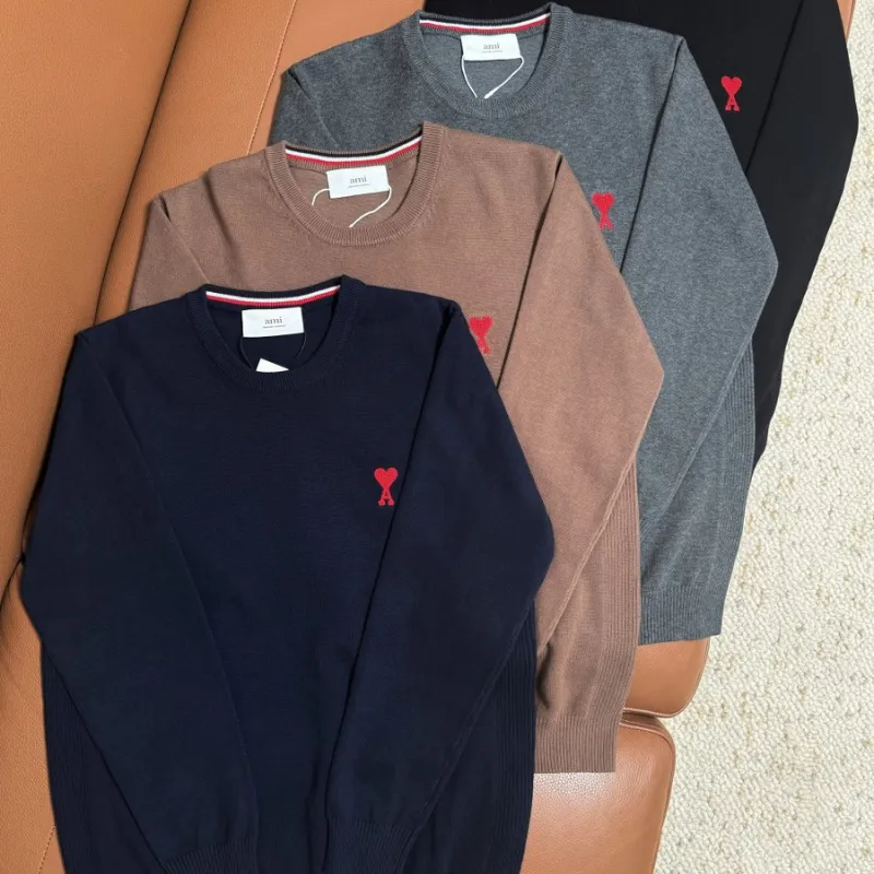 『M-2XL』大好評 上品 ビジネス キレカジ 4カラー ニット生地 秋冬 暖かい 刺繍 セーター