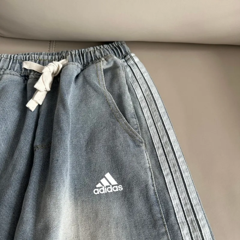 『S-XL』今季売れ筋 期間限定 ファッション 無地 オーバーサイズ 通気性 デニム ジーンズ