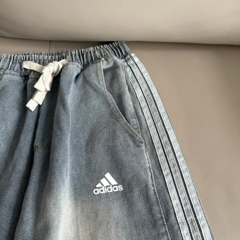 『S-XL』今季売れ筋 期間限定 ファッション 無地 オーバーサイズ 通気性 デニム ジーンズ