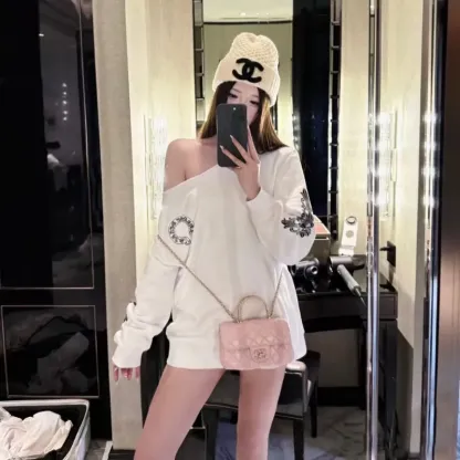 『S-XL』絶対欲しい 圧倒的セクシー ファッション ワンショルダー 長袖 Ｔシャツ