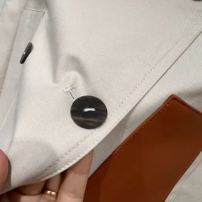 『S-L』大人の定番 おしゃれ見えNO.1 日常 通勤 折り襟 切り替え ゆったり 秋 コート