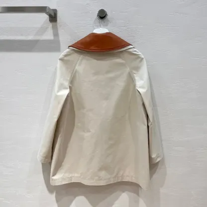 『S-L』大人の定番 おしゃれ見えNO.1 日常 通勤 折り襟 切り替え ゆったり 秋 コート