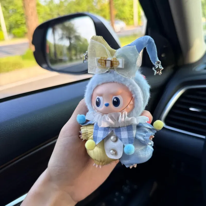 人気上昇中 ファッション おしゃれ labubu4.0ぬいぐるみペンダント服 人形を含まない