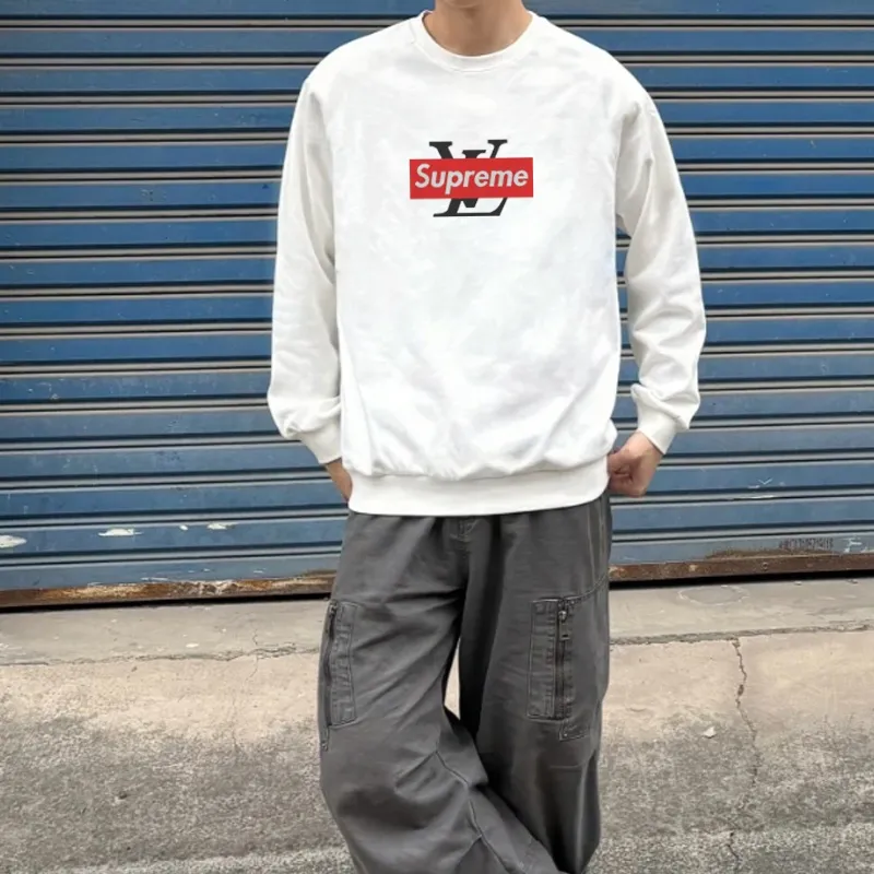 『S-5XL』超人気商品 合わせやすい カジュアル ストリート プリント トレーナー