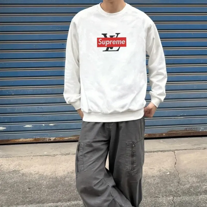 『S-5XL』超人気商品 合わせやすい カジュアル ストリート プリント トレーナー