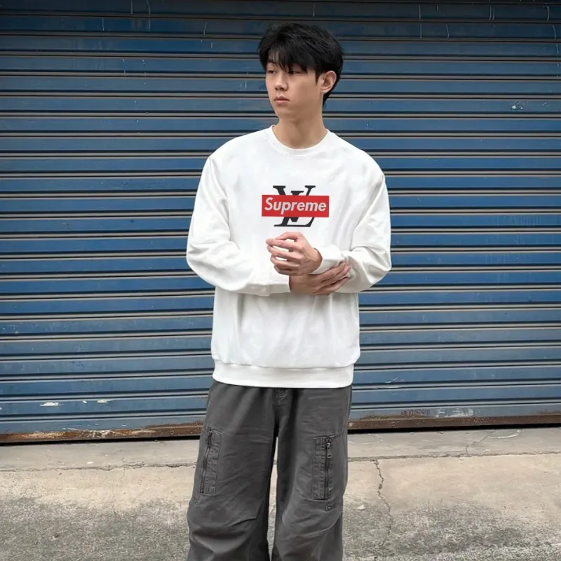 『S-5XL』超人気商品 合わせやすい カジュアル ストリート プリント トレーナー
