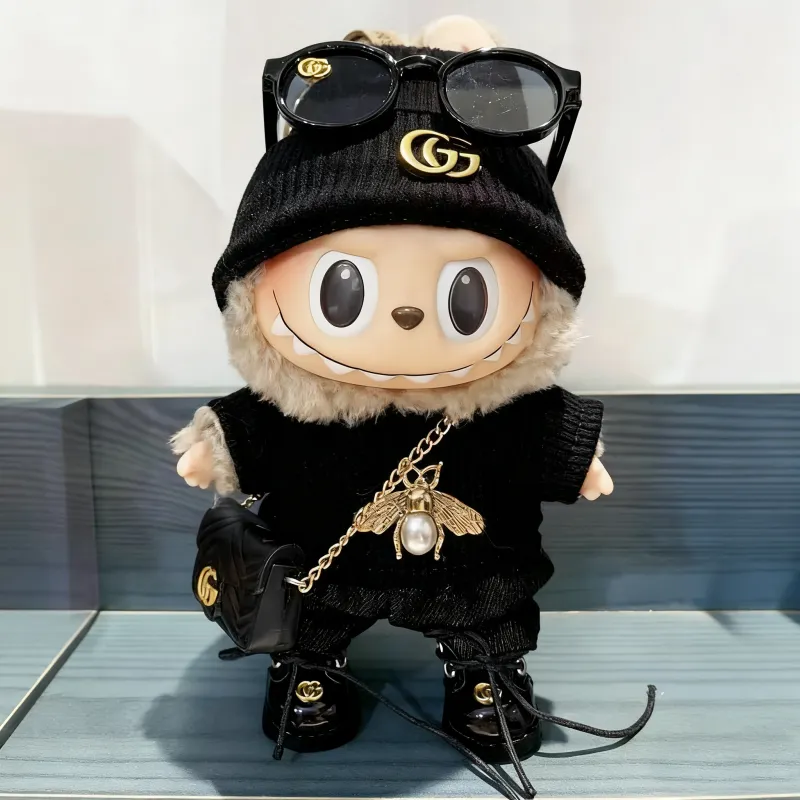 憧れ 絶対欲しい トレンド クール labubu1.0/2.0/3.0ぬいぐるみペンダント服 人形を含まない