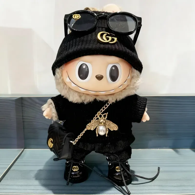 憧れ 絶対欲しい トレンド クール labubu1.0/2.0/3.0ぬいぐるみペンダント服 人形を含まない