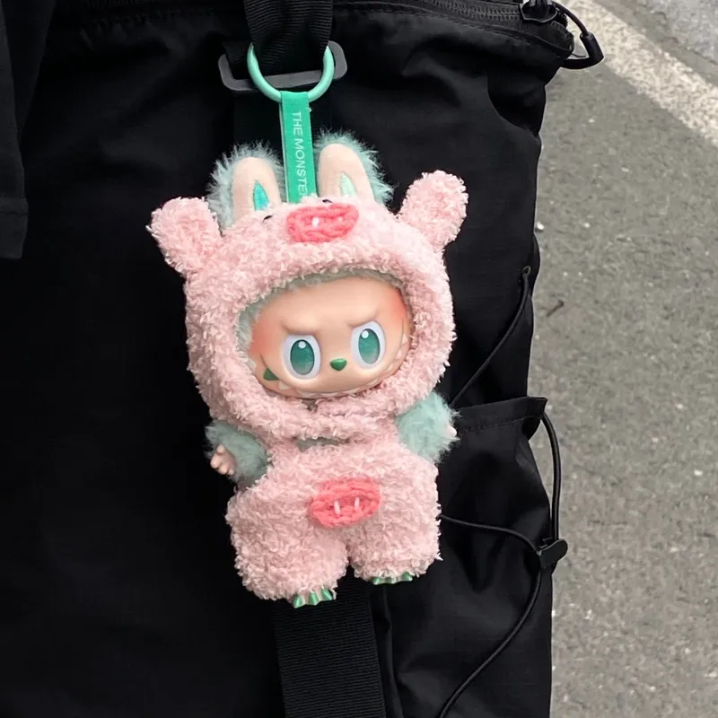 超人気商品 シンプル 可愛い labubu1.0/2.0/3.0ぬいぐるみペンダント服 人形を含まない
