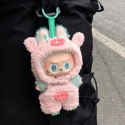 超人気商品 シンプル 可愛い labubu1.0/2.0/3.0ぬいぐるみペンダント服 人形を含まない