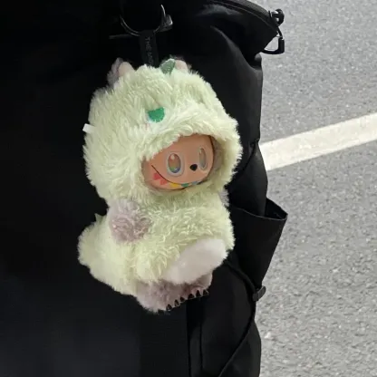 おすすめ 目立つ 可愛い labubu1.0/2.0/3.0ぬいぐるみペンダント服 人形を含まない