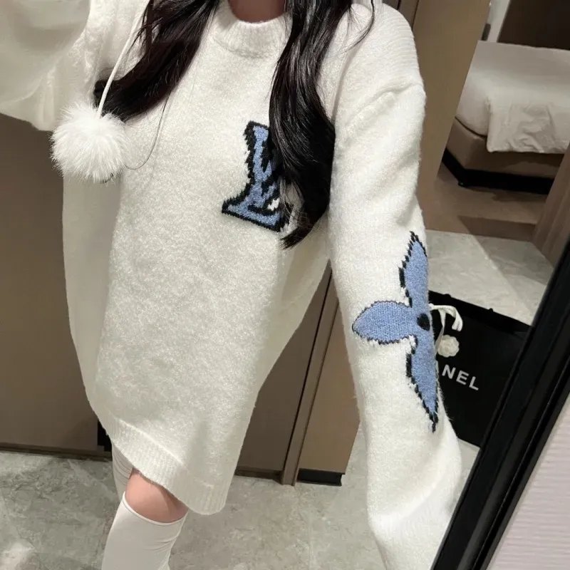 『フリーサイズ』元気いっぱい トレンド シンプル ふわふわ 暖かい 肌ざわり良い ルーズな セーター