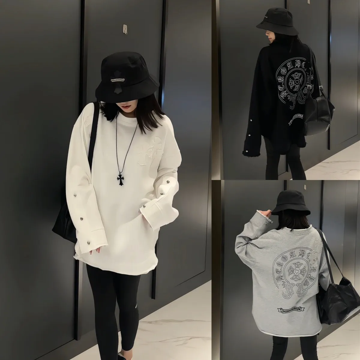 『M-4XL』NO.1人気 優しい雰囲気 男女兼用 ストリート ラウンドネック 長袖 Tシャツ