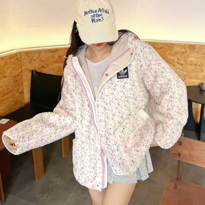 『S-XL』おすすめ 好感度100％ トレンド モコモコ フード付き ボア アウター