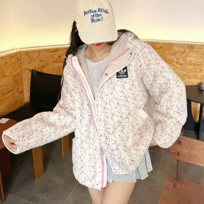 『S-XL』おすすめ 好感度100％ トレンド モコモコ フード付き ボア アウター
