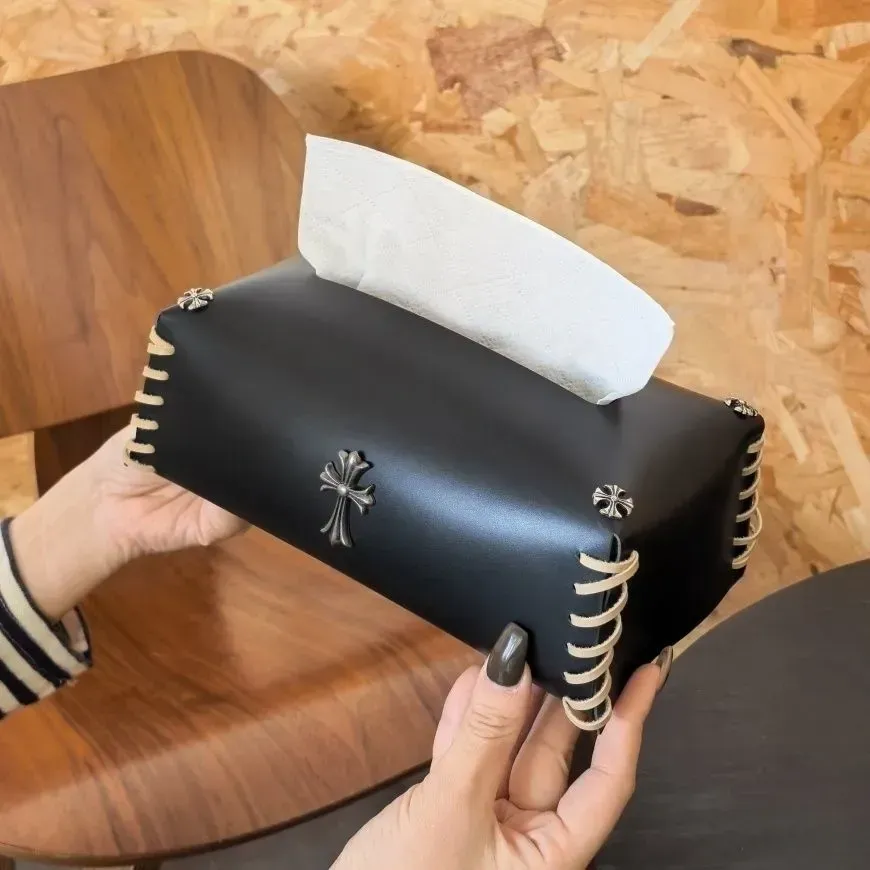 トレンディなレザーティッシュボックス、リビングルーム収納ナプキンボックス