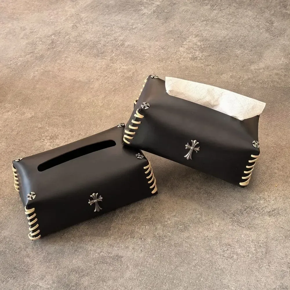 トレンディなレザーティッシュボックス、リビングルーム収納ナプキンボックス