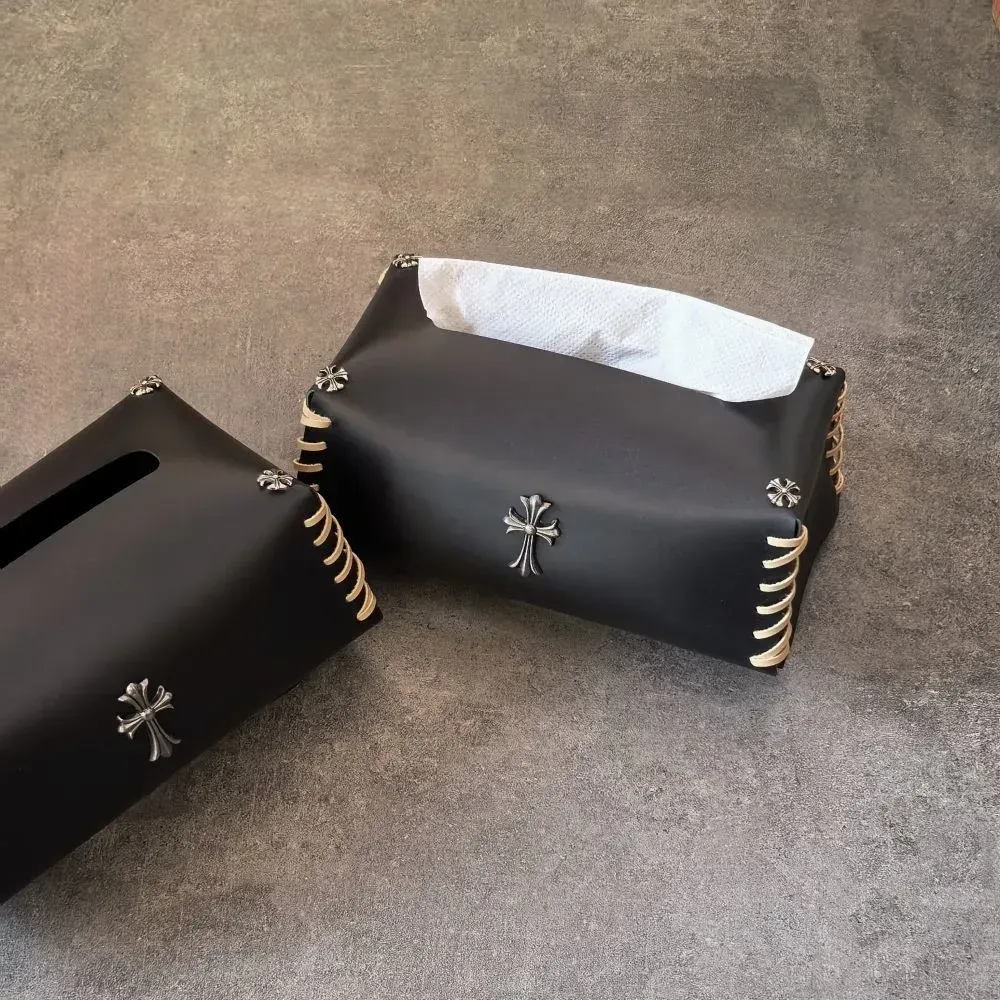 トレンディなレザーティッシュボックス、リビングルーム収納ナプキンボックス