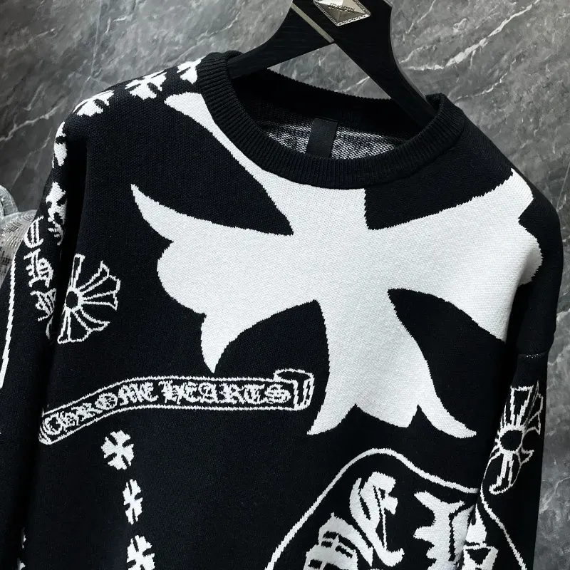 『S-XL』人気爆発中 着回し最強 トレンド ジャカード ウール混 セーター