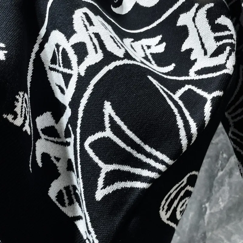 『S-XL』人気爆発中 着回し最強 トレンド ジャカード ウール混 セーター