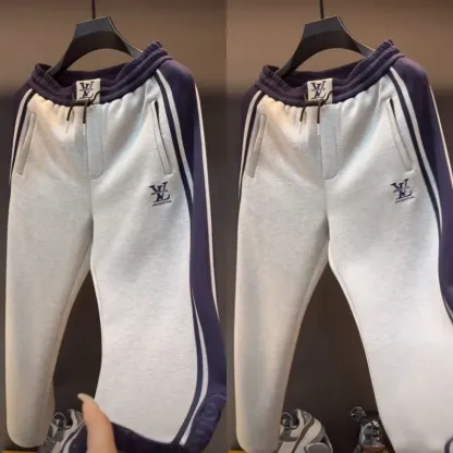 『M-4XL』最愛の一着 好感度UP シンプル ウエストゴム パンツ