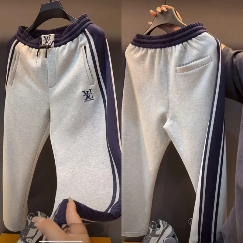 『M-4XL』最愛の一着 好感度UP シンプル ウエストゴム パンツ