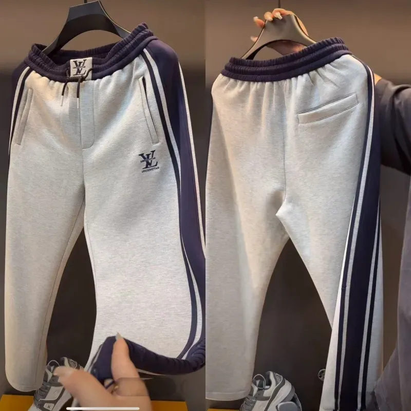 『M-4XL』最愛の一着 好感度UP シンプル ウエストゴム パンツ