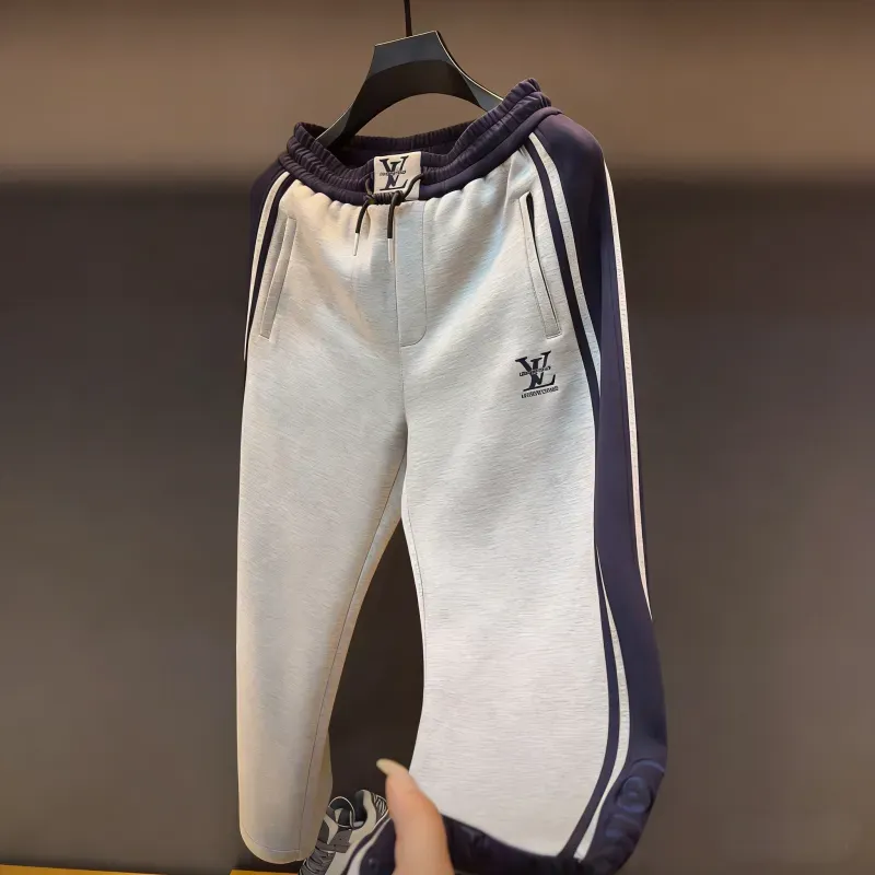 『M-4XL』最愛の一着 好感度UP シンプル ウエストゴム パンツ