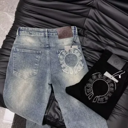 『S-3XL』大注目ファッション シンプル 質感のいい 快適 着回し力抜群 デイリー ジーンズ