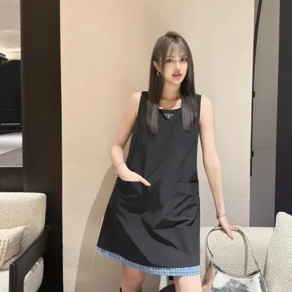 『S-L』好感度100％ 合わせやすい セレブリティノースリープ 切り替え ワンピース